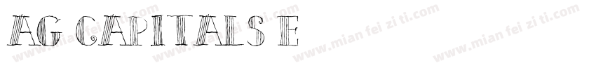 AG Capitals E字体转换
